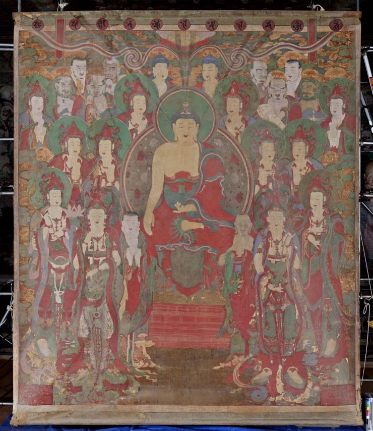 경주 불국사 영산회상도 및 사천왕 벽화_1