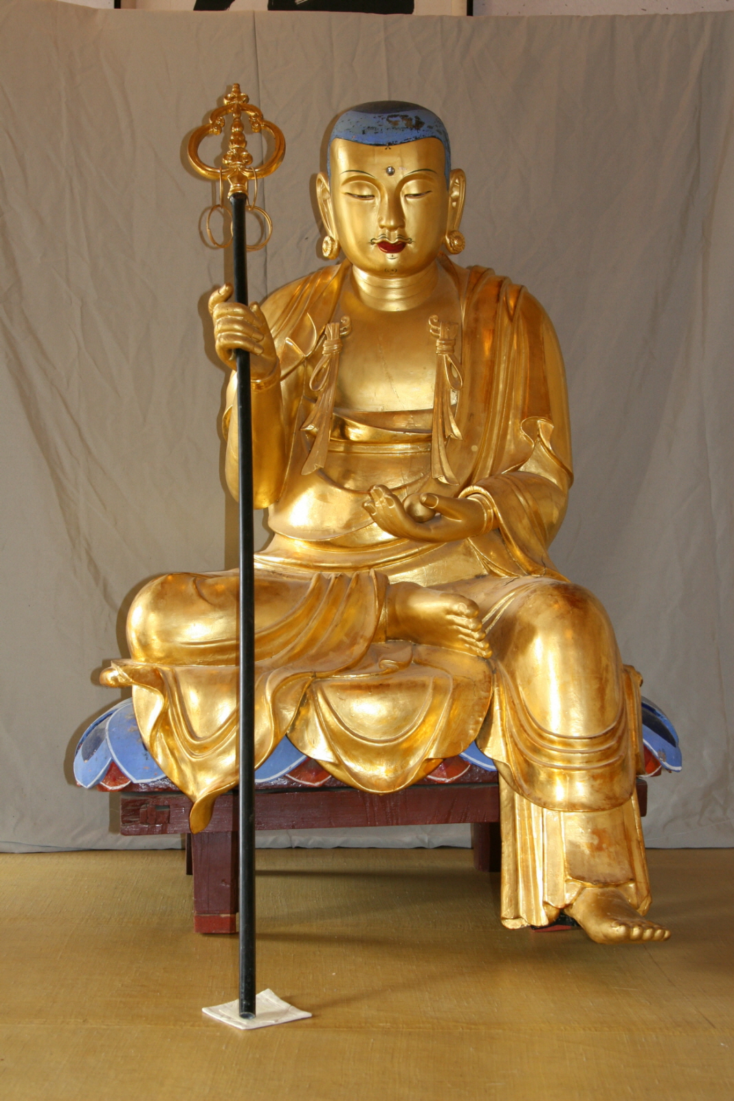 봉화 청량사 목조지장보살삼존상_1