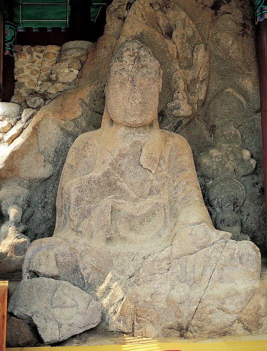 봉화 북지리 마애여래좌상_1