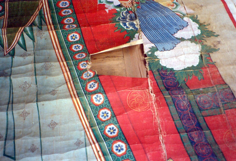 적천사 괘불탱 및 지주_12