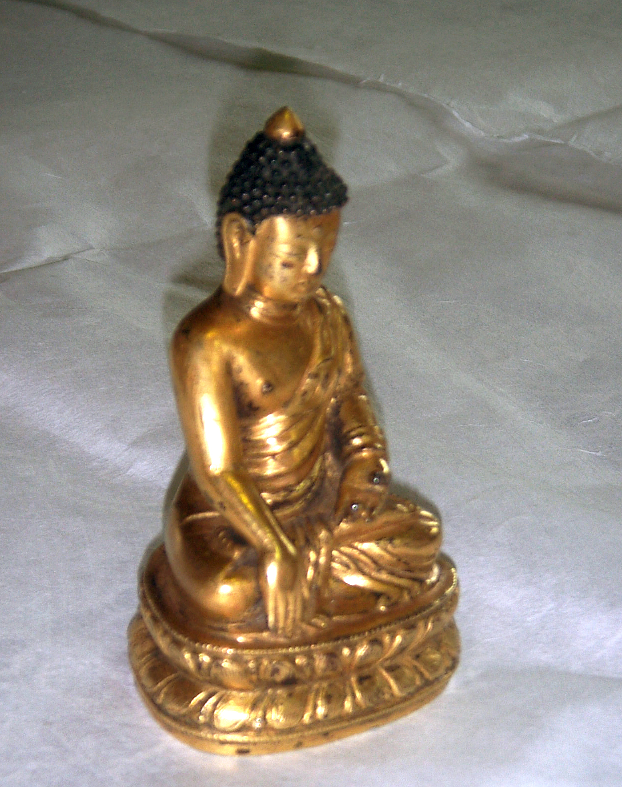 포항 대성사 소장 금동여래좌상_1